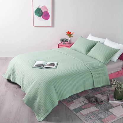 KASENTEX Quilt Set Soft Bedspread - Light Weight, Stone Washed, Down Alternative Fill, Machine Washable