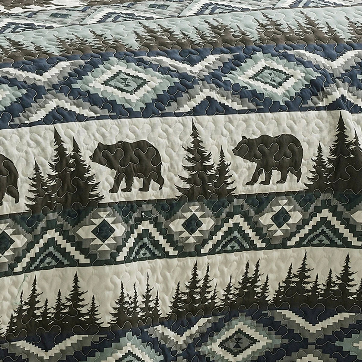 Bear Claw 3 Piece Bedspread