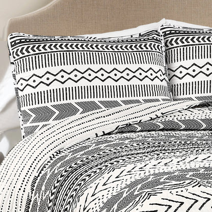 Lush Decor Hygge Geometric Pattern 3-piece Quilt Set