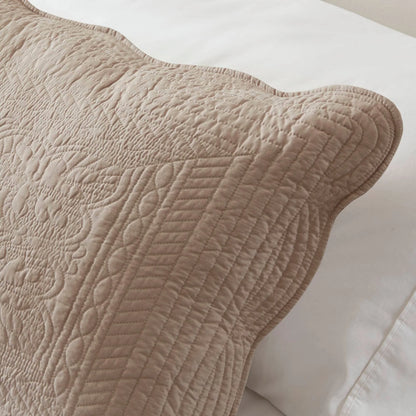 Madison Park Marino 3 Piece Reversible Scalloped Edge Quilt Set