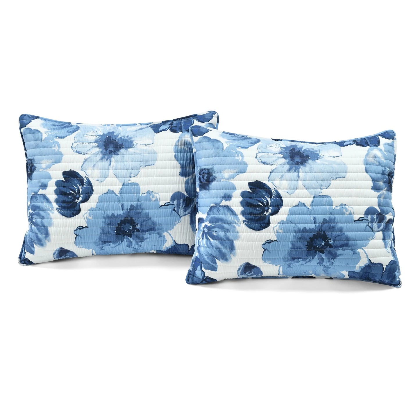 Levine Reversible Floral/ Damask 3-piece Quilt Set