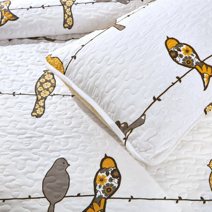 Lush Decor Rowley Birds 7 Piece Quilt Set