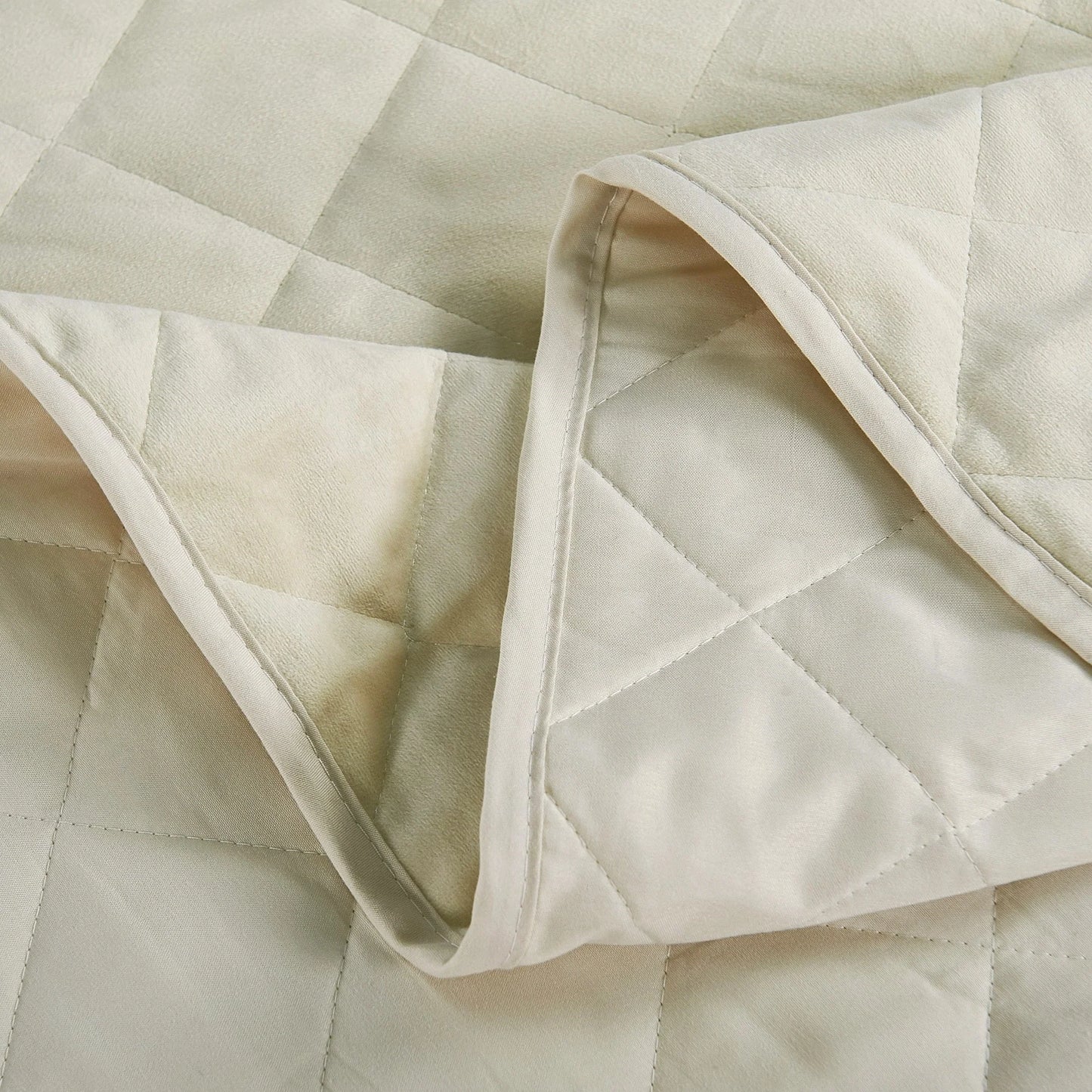 Serenta Velvet Quilts 5 Piece Ultra Soft Floor Touching Bedspread Set