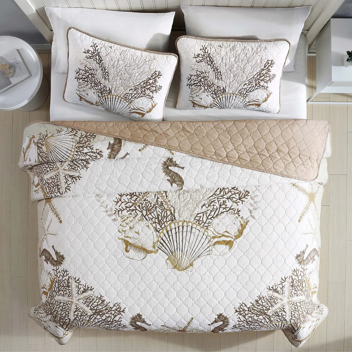 Caribbean Joe Coastal 3PC Quilt Set
