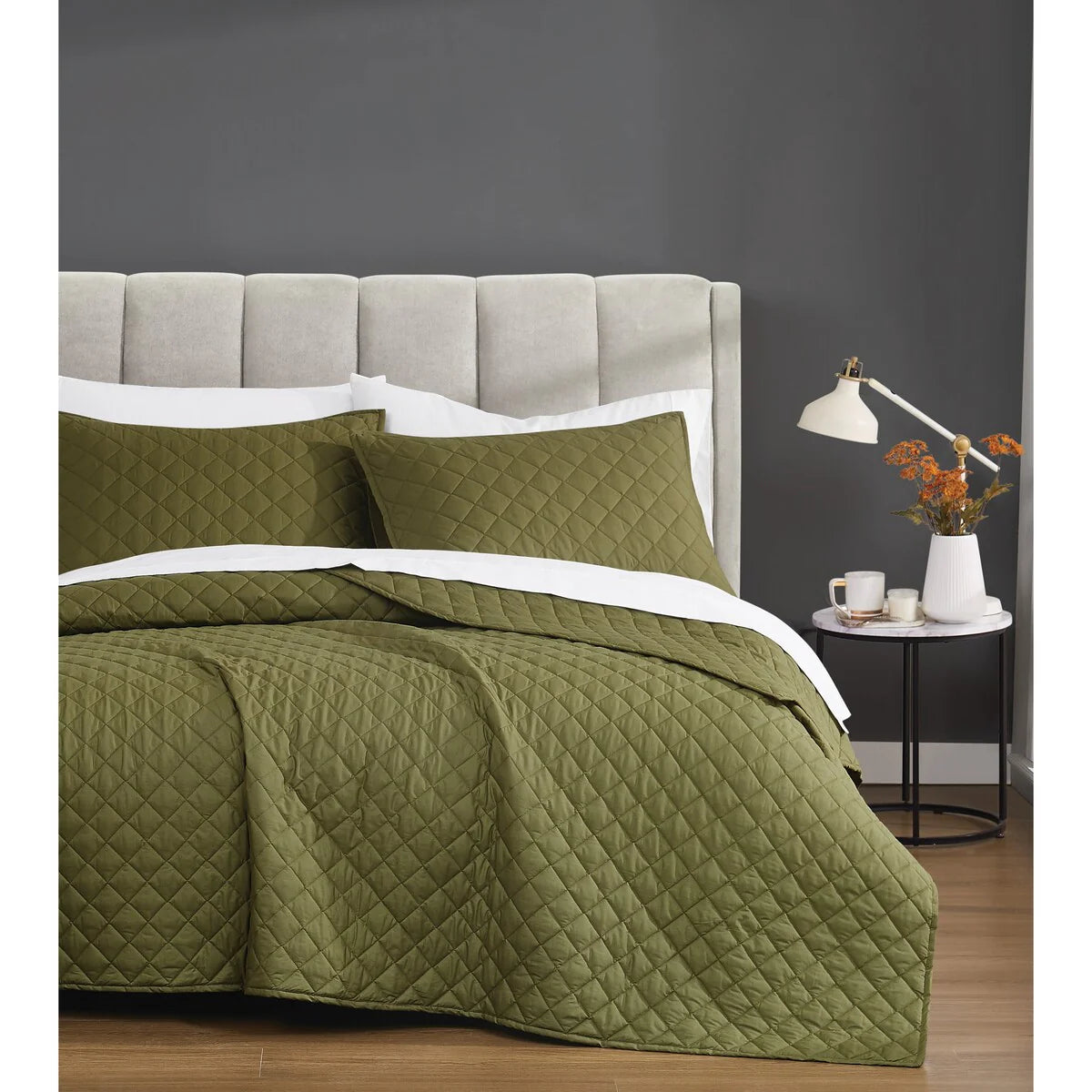 Cannon Solid Percale Quilt Set