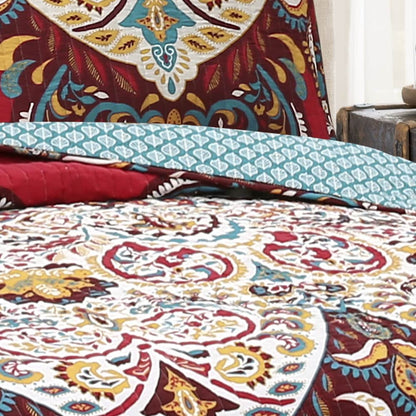 The Curated Nomad La Boheme Boho Chic 3-piece Quilt Set