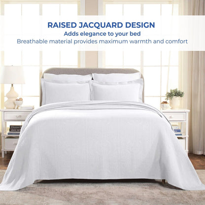 Superior Fleur De Lis Cotton Decorative Bedspread Set