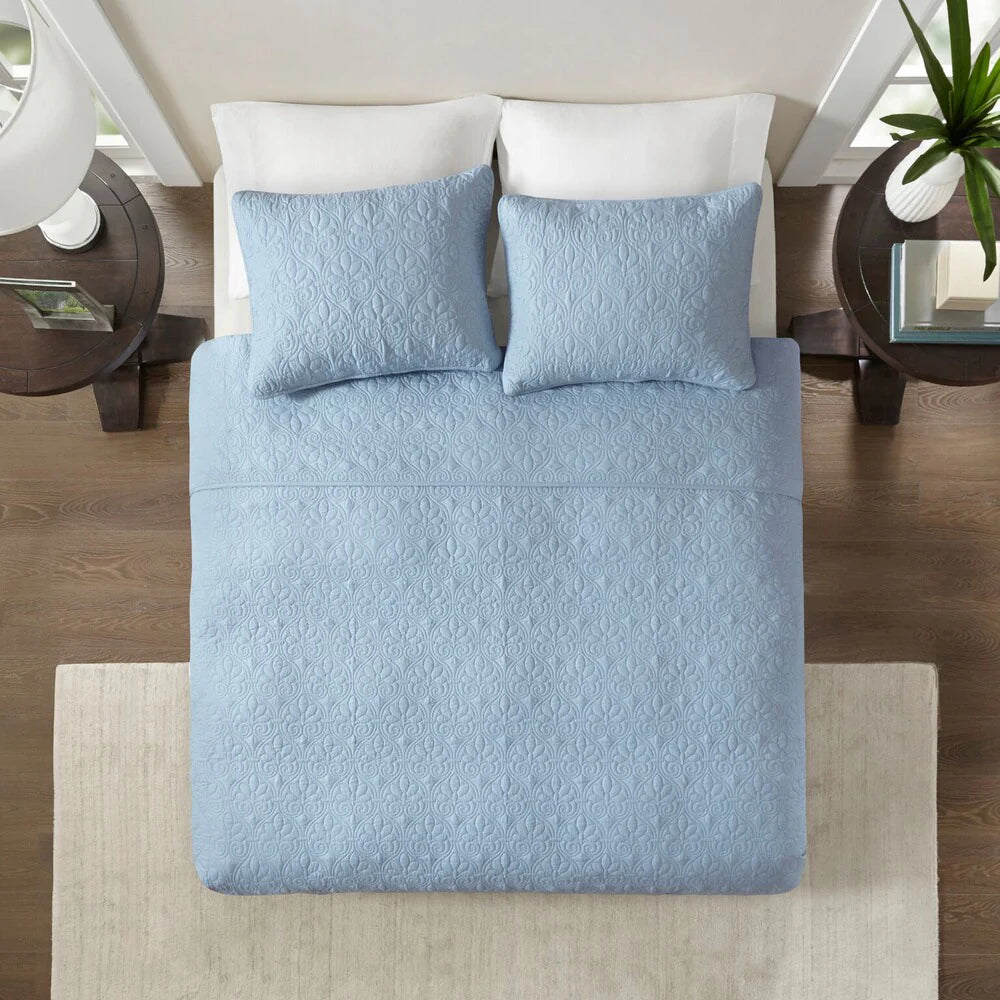 Madison Park Mansfield Reversible Quilt Set