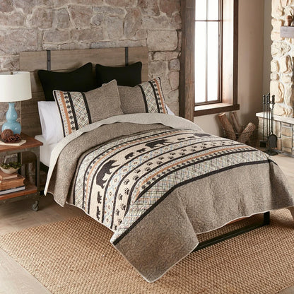 Donna Sharp Momma Bear UCC 3 PC Polyester Quilt Set