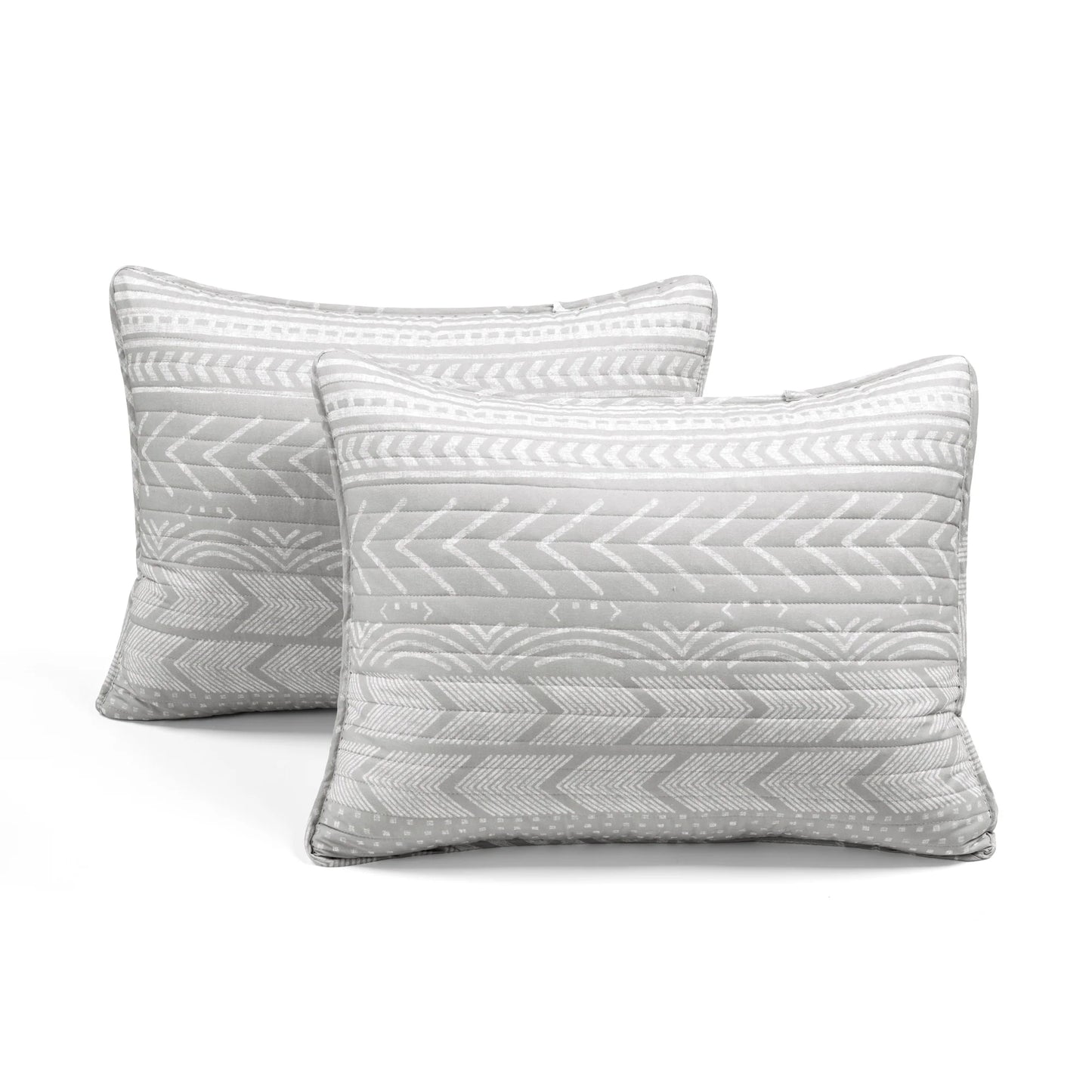 Lush Decor Hygge Geometric Pattern 3-piece Quilt Set