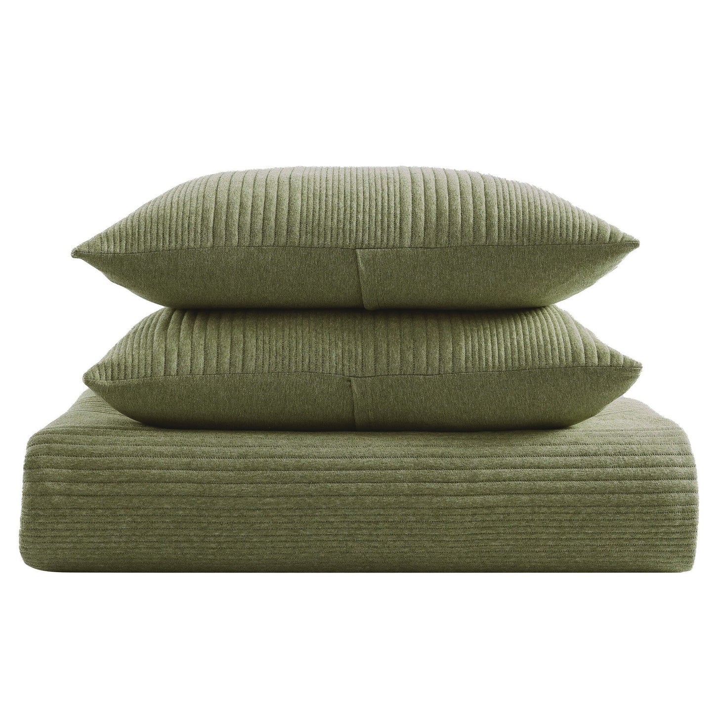 Brielle Home Atlas Jersey Channel Stitch Quilt Set