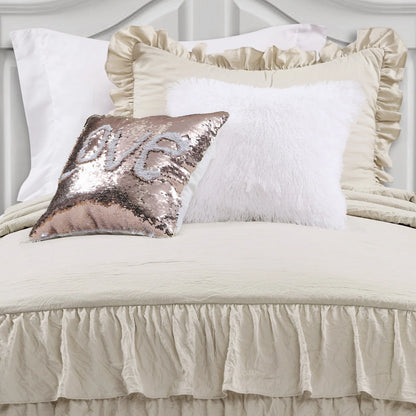 The Gray Barn Molly Mae Ruffle Skirt Bedspread Set