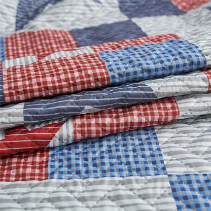 European Floral Quilt Set