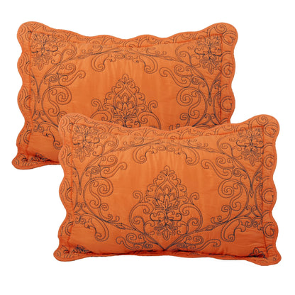 Serenta Damask Oversized 4-piece Bedspread Set
