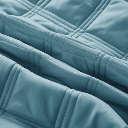 Down Alternative Quilted Oversized Charleston 3 Piece Comforter Set