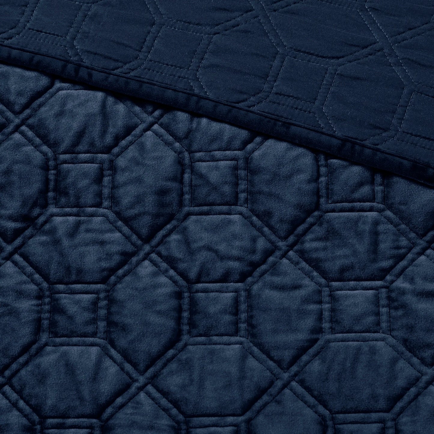 Madison Park Emery 3 Piece Velvet Quilt Set