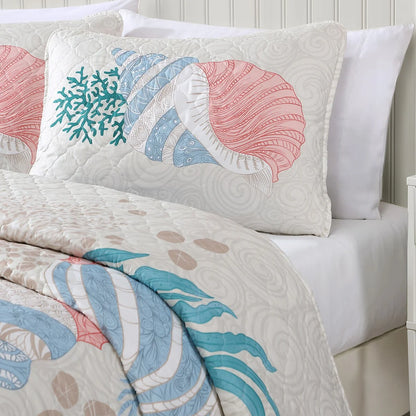 Caribbean Joe Coastal 3PC Quilt Set
