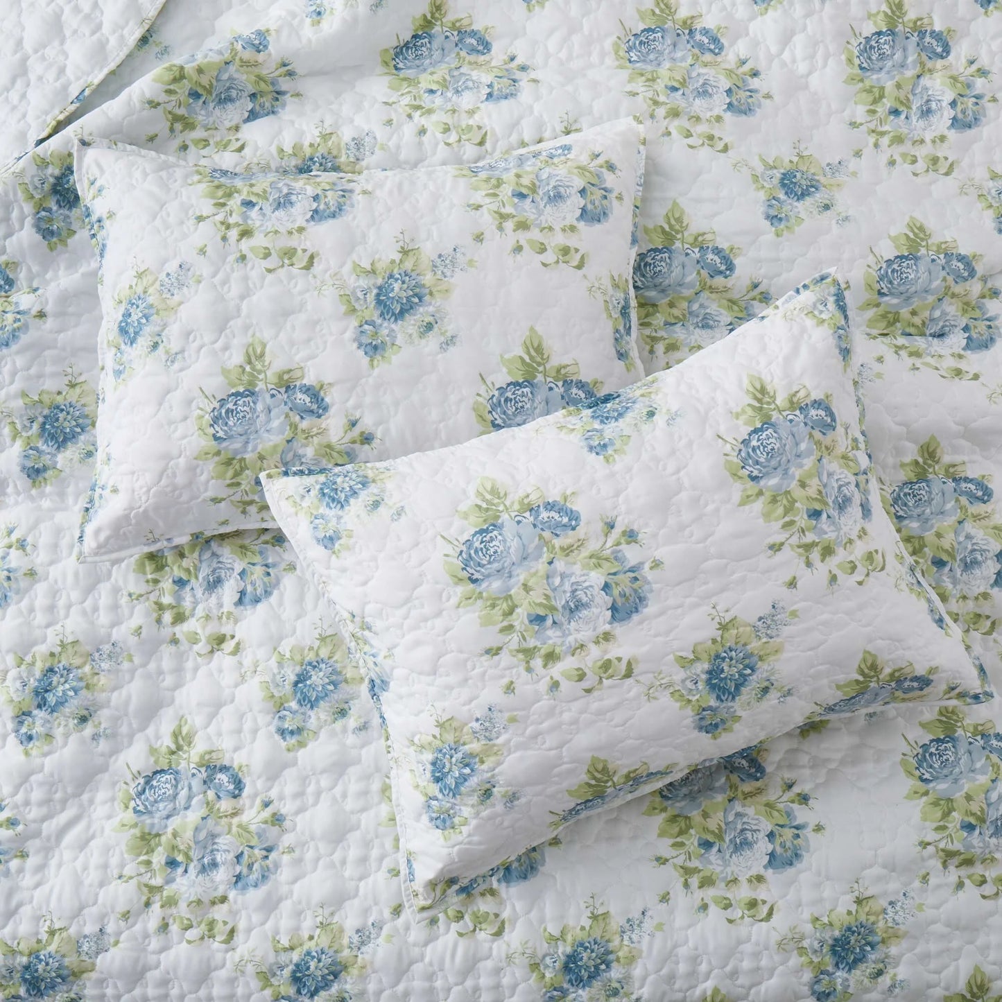 3-Piece Reversible Ultra Lighweight Coverlet Premium Microfiber Bedspread Quilt Set
