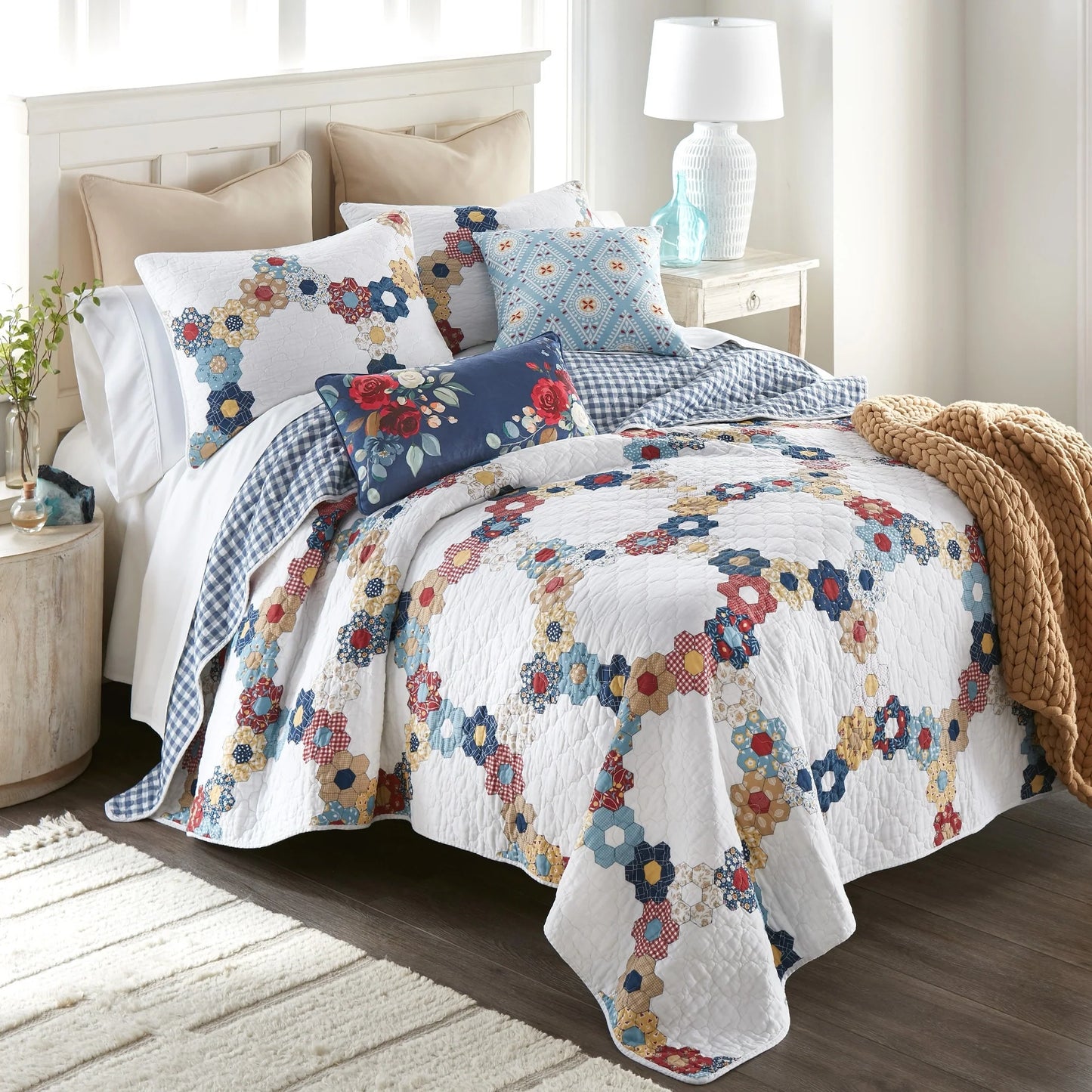 Donna Sharp Prairie 3PC Cotton Quilt Set