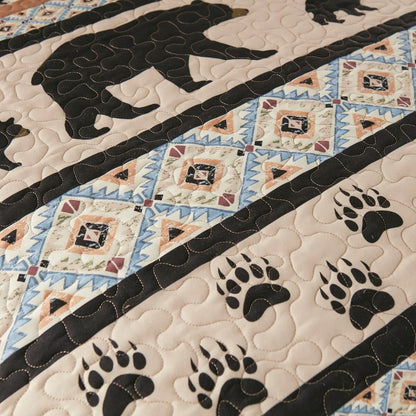 Donna Sharp Momma Bear UCC 3 PC Polyester Quilt Set