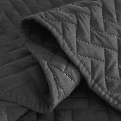 3-piece Fashionable Solid Embossed Quilt Set Bedspread Cover