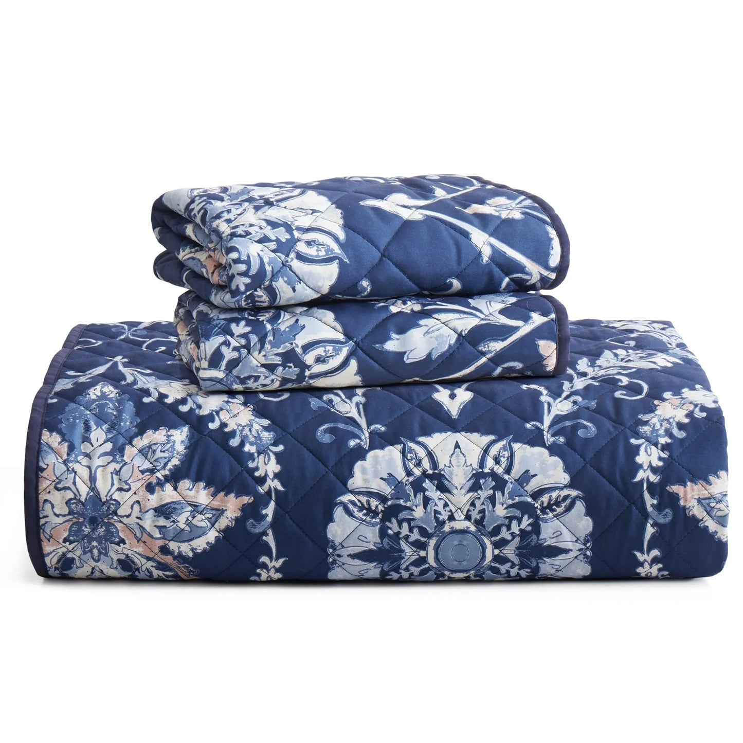 3-Piece Reversible Ultra Lighweight Coverlet Premium Microfiber Bedspread Quilt Set