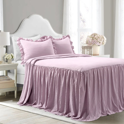 Lush Decor Ruffle Skirt Bedspread Set