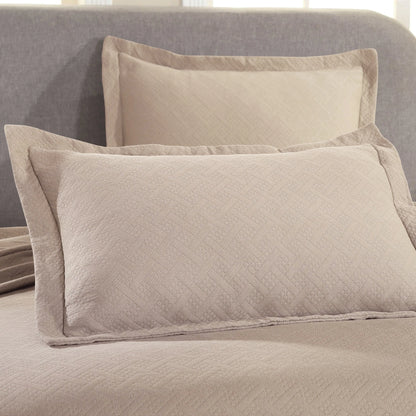 Superior Basketweave Cotton Decorative Bedspread Set