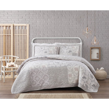 The Gray Barn Sleeping Hills Floral Cotton 3-piece Quilt Set