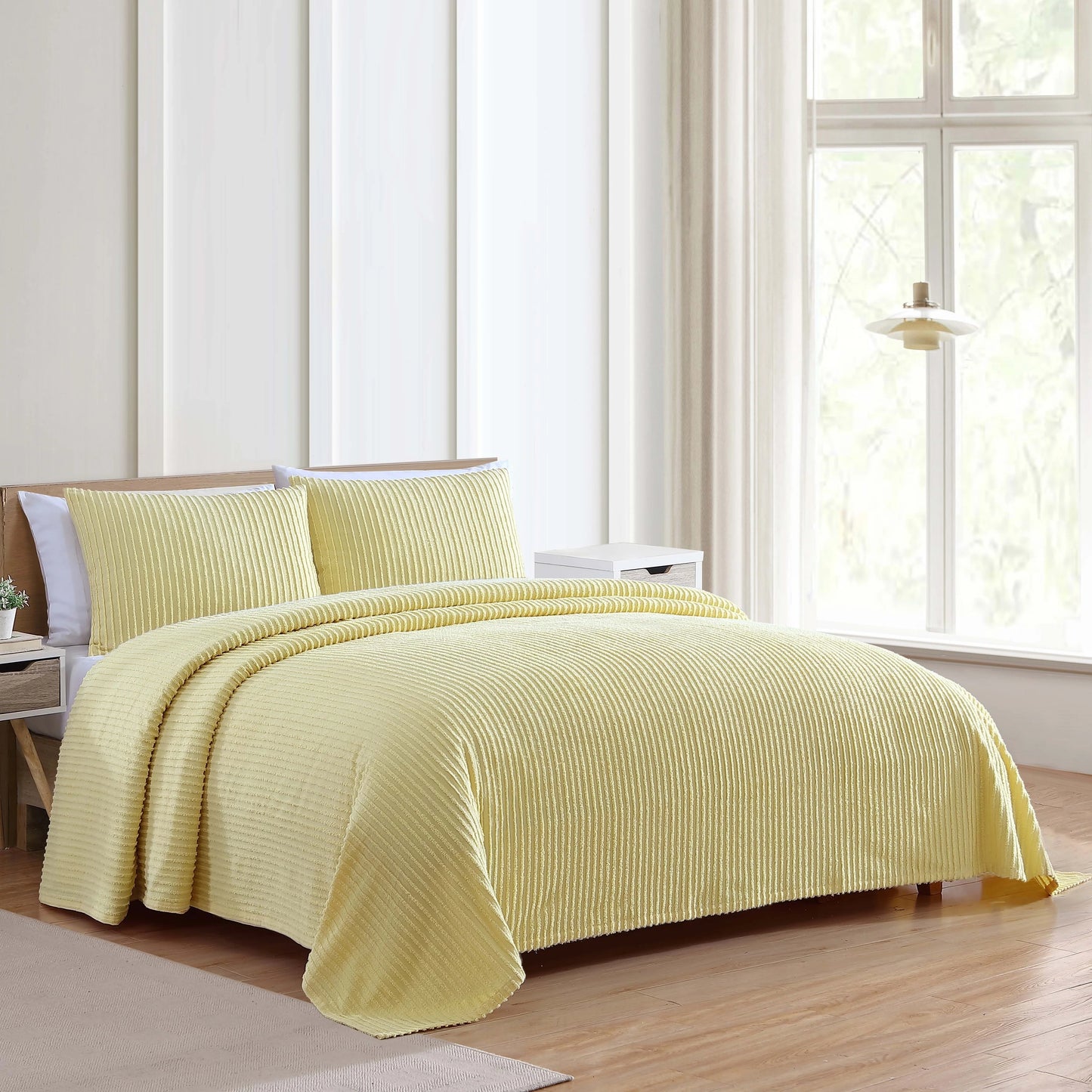 Channel Chenille Bedspread