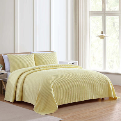 Channel Chenille Bedspread