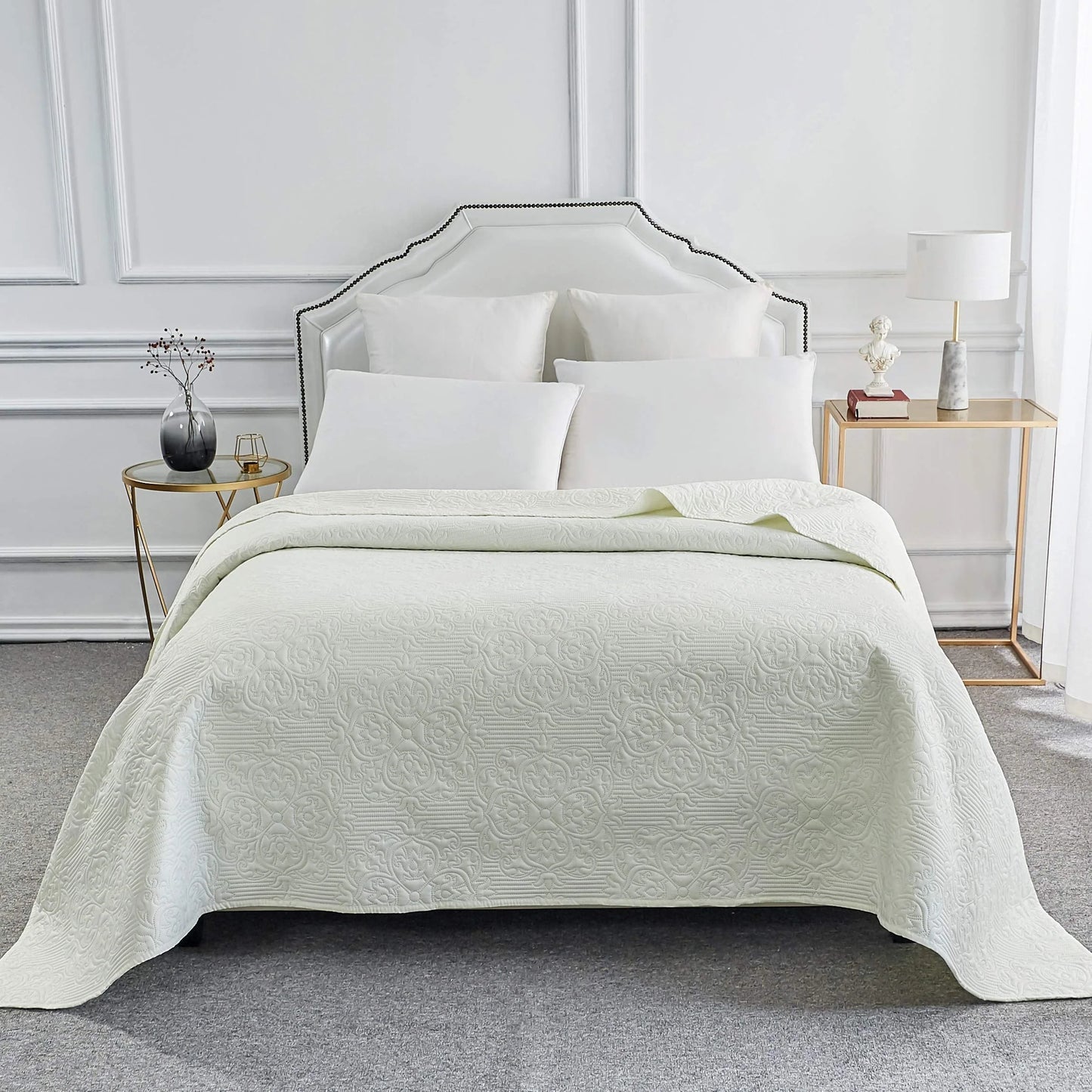 Sophia & William Bed Quilt Bedspread Coverlet - Reversible, Lightweight