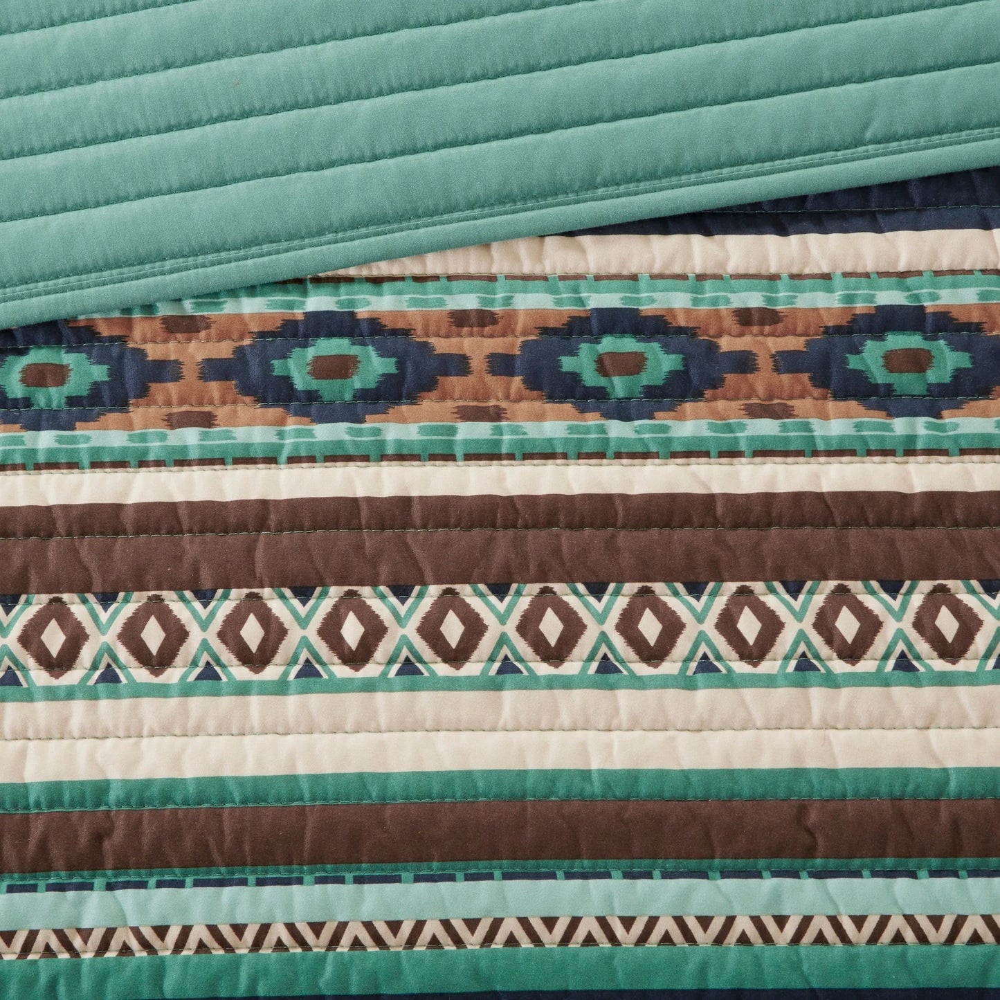 Copper Grove Geneva Reversible Blue 6-piece Quilt Set