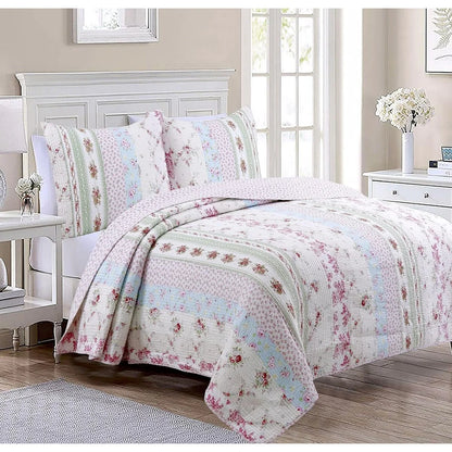The Gray Barn Fri Tex Patchwork 3-piece Quilt Set