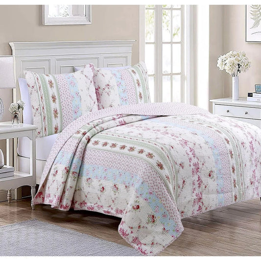 The Gray Barn Fri Tex Patchwork 3-piece Quilt Set