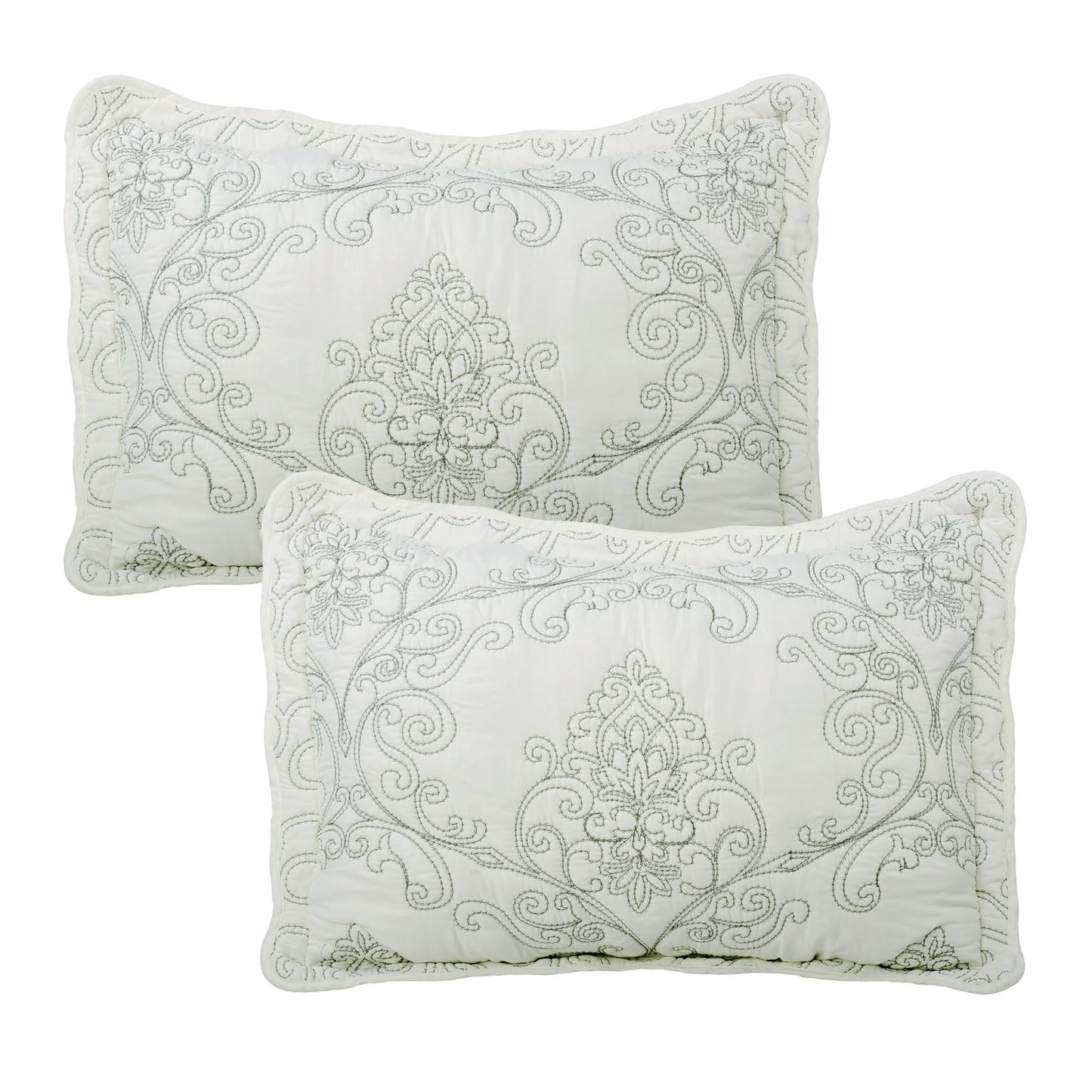 Serenta Damask Oversized 4-piece Bedspread Set