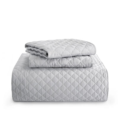3-Piece Reversible Ultra Lighweight Coverlet Premium Microfiber Bedspread Quilt Set