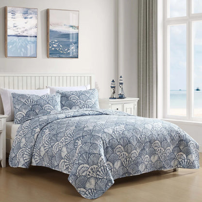 Caribbean Joe Coastal 3PC Quilt Set