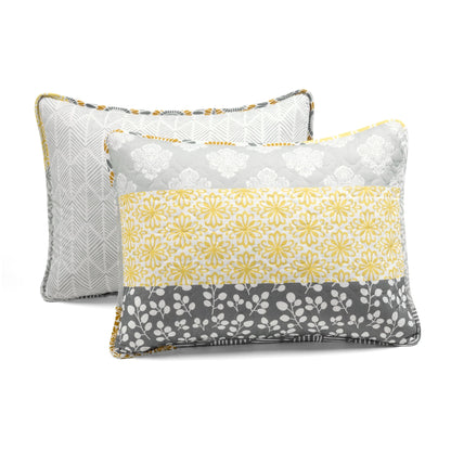 The Curated Nomad La Boheme 3-piece Striped Patterned Quilt Set