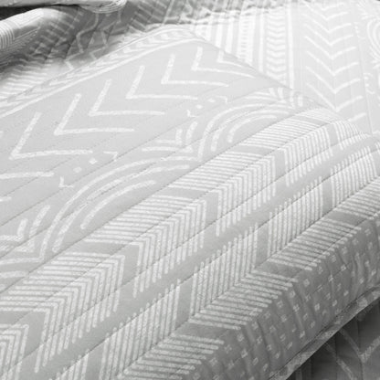 Lush Decor Hygge Geometric Pattern 3-piece Quilt Set