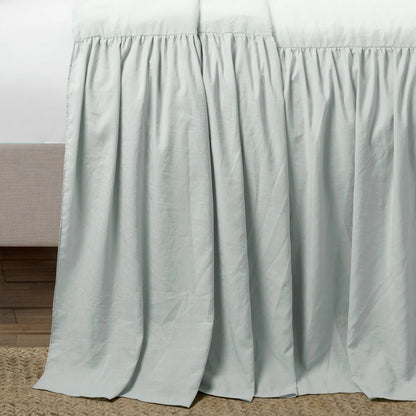 Lush Decor Ruffle Skirt Bedspread Sea Salt 3 Piece Set