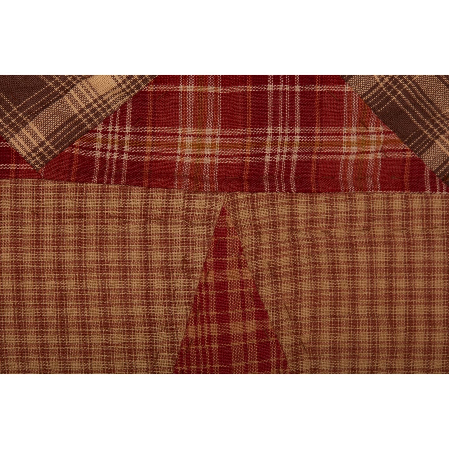 Dawson Star-Tan Rustic Star Cotton Quilt