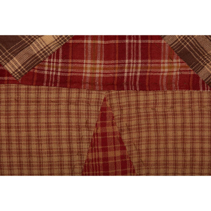 Dawson Star-Tan Rustic Star Cotton Quilt