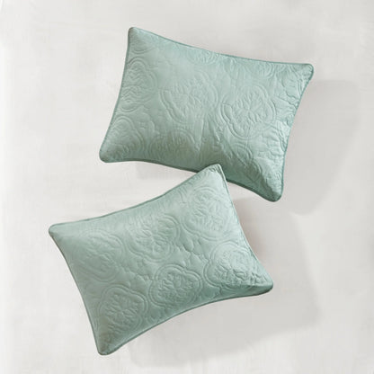 510 Design Hayley Oversized Solid Texture 3 Piece Reversible Bedspread Set