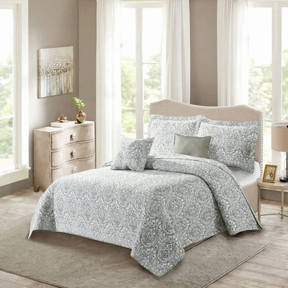 Serenta Visionary Microfiber 5-piece Quilt Set
