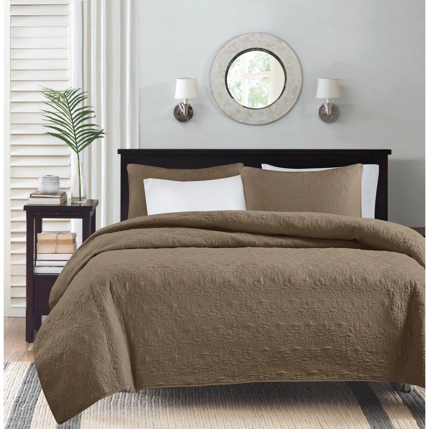 Madison Park Mansfield Reversible Quilt Set