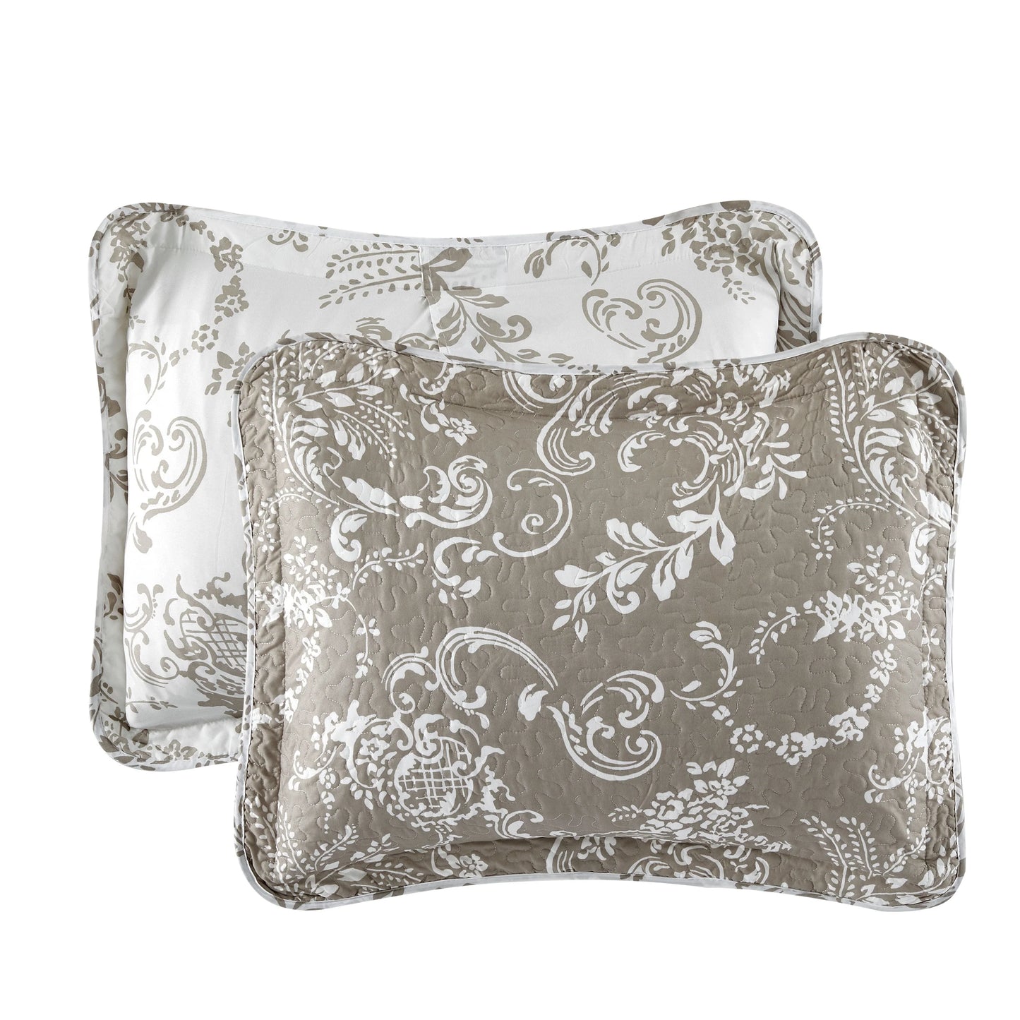 Serenta 5 Piece Printed Microfiber LA Boheme Quilt Set