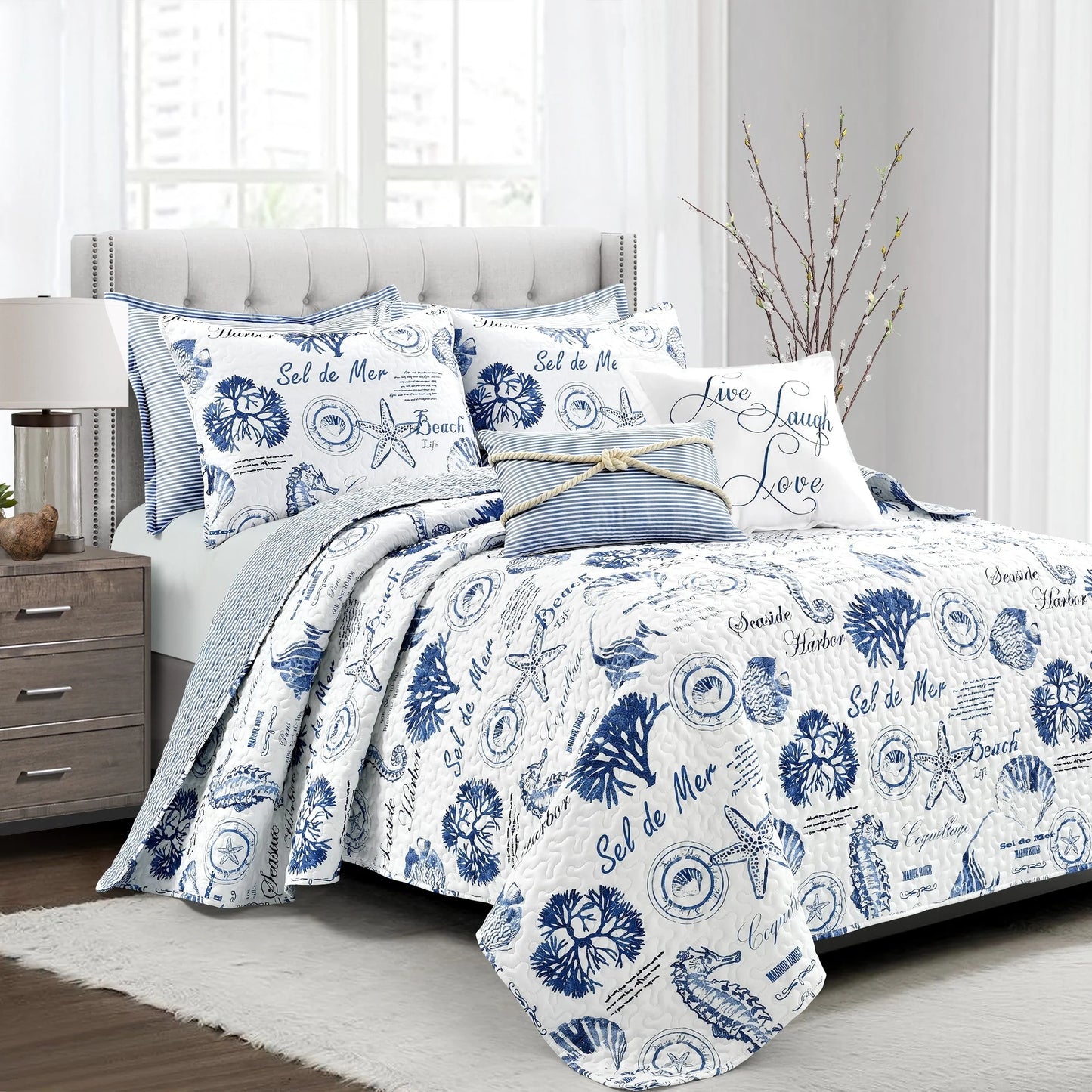 Lush Decor Harbor Life 7-piece Quilt Set