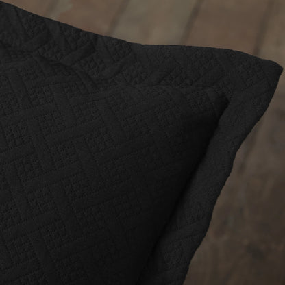 Superior Basketweave Cotton Decorative Bedspread Set