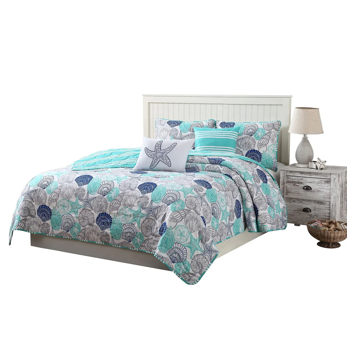 Quaint Home Kai Reversible 5-Piece Quilt Set